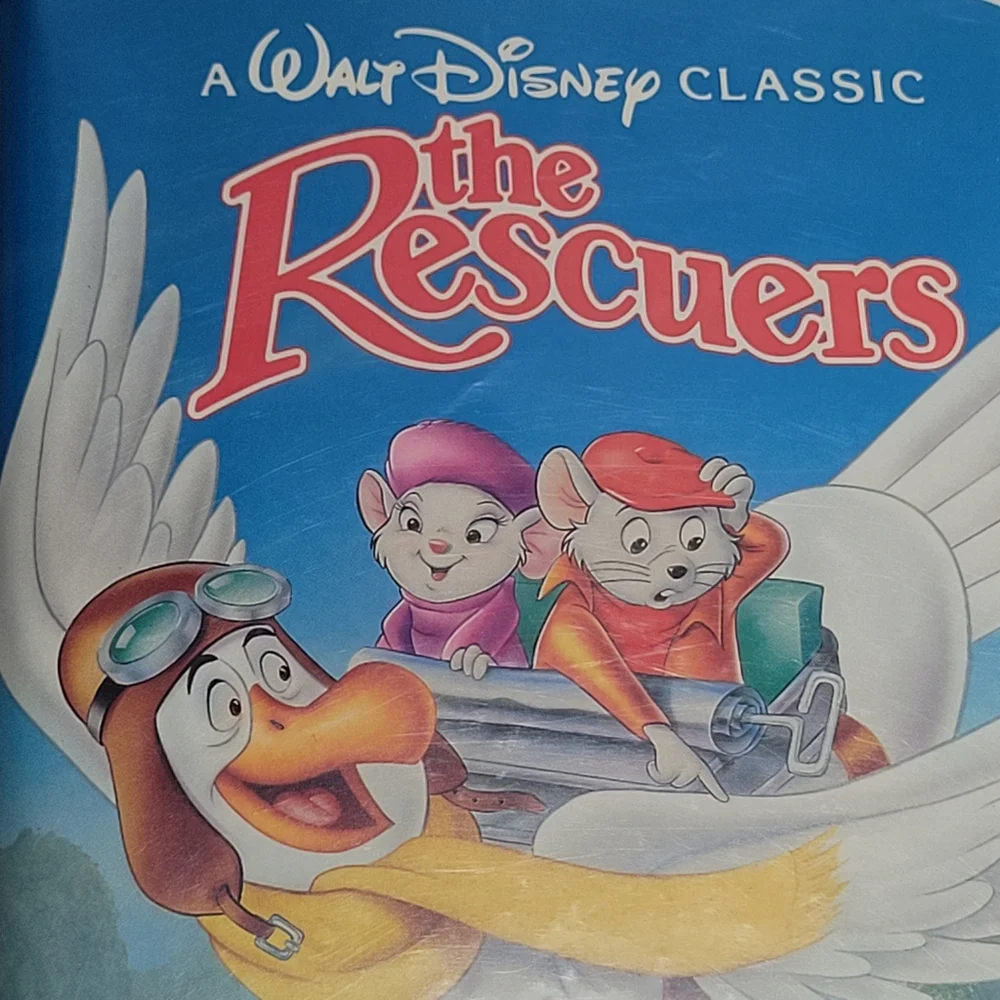 Rare Disney Black Diamond VHS – The Rescuers + Proof of Purchase